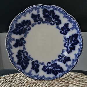 Johnson Brothers Normandy Flow Blue 8" Salad Plate made in England
